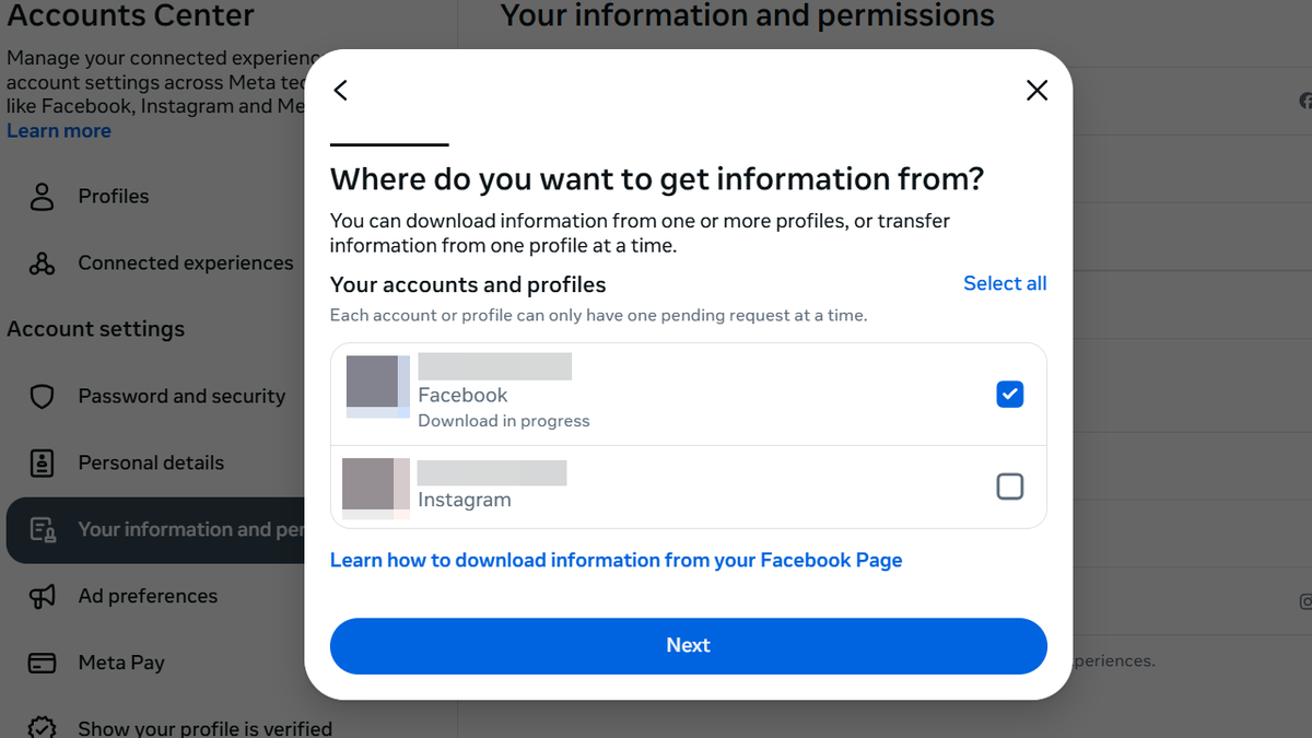 Facebook data 7