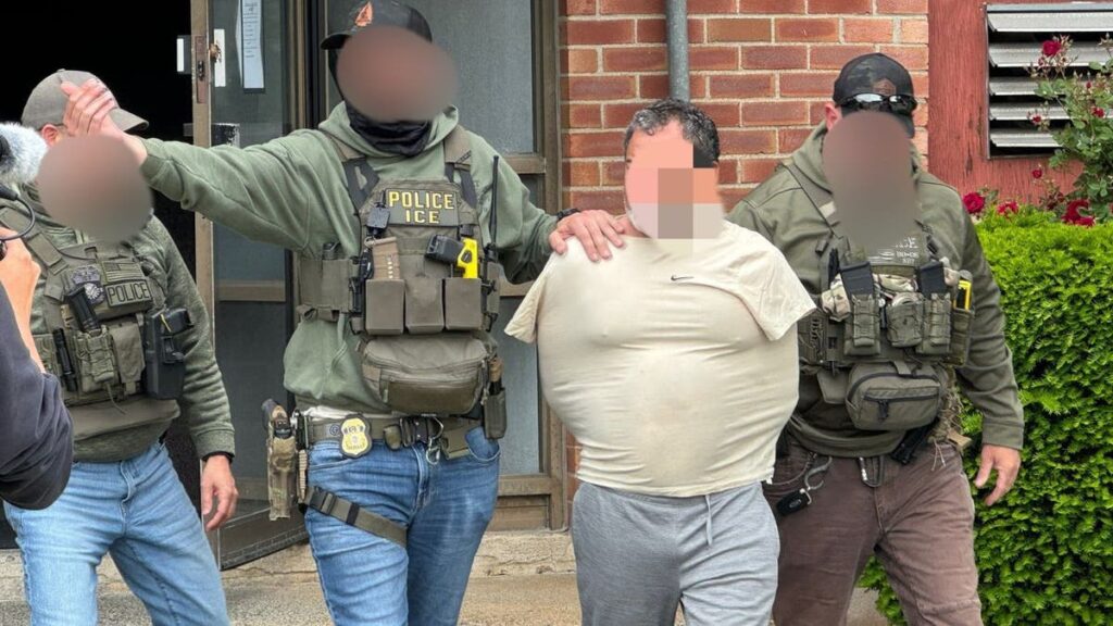 ICE agents in Boston arresen the migrant murderer, children's rapists while Fox News wanders