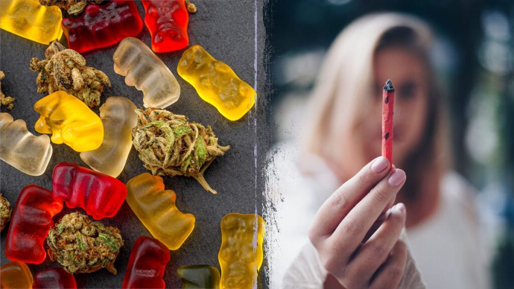 Smoking marijuana and eating cannabis gummies both linked to a dangerous health risk is in the study