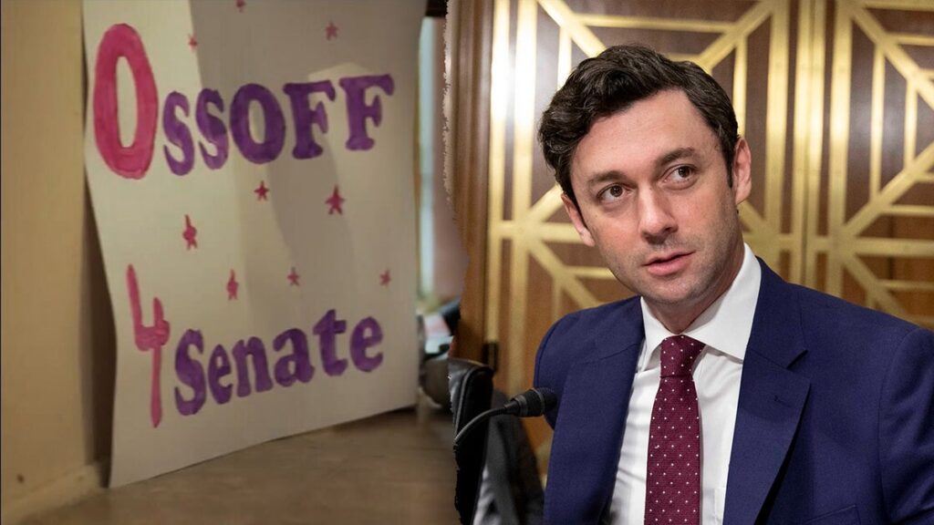 The GOP Senate candidate Georgia aims to vulnerable Jon Ossoff in an advertisement that represents the transgender "fan"