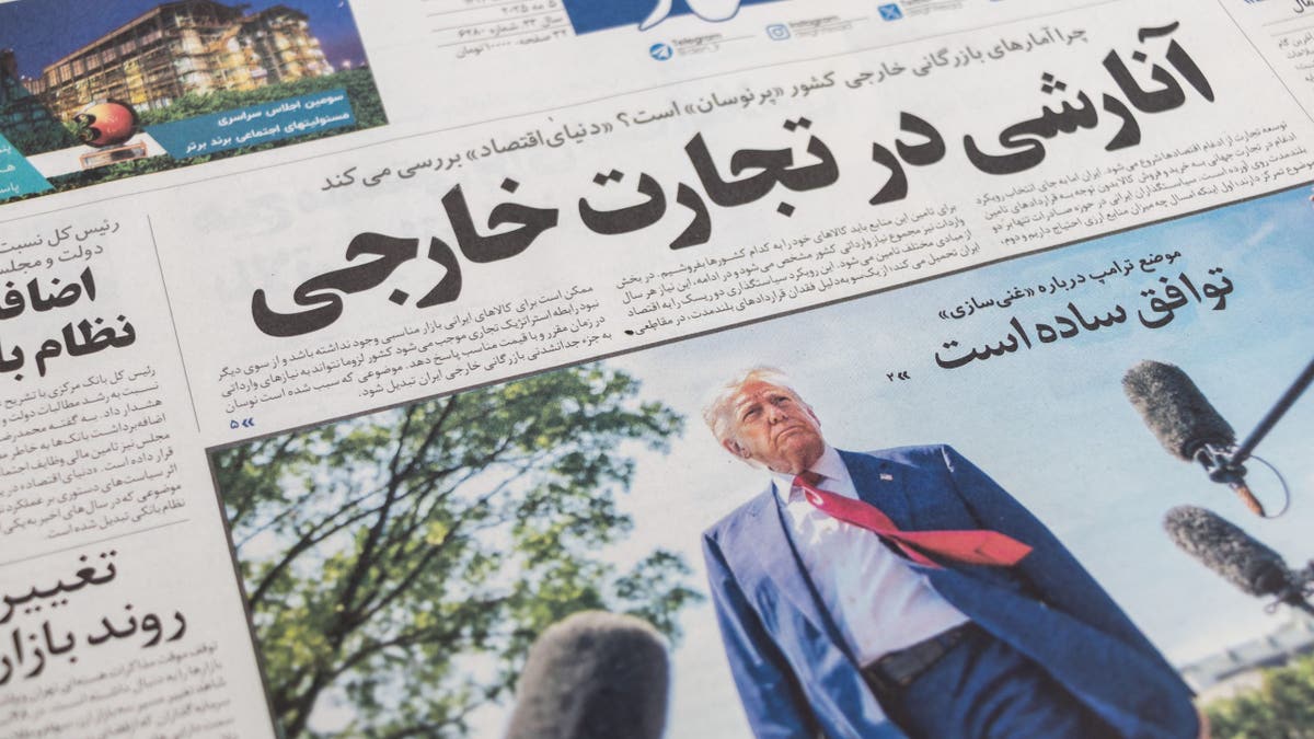 Trump in the Iranian newspaper