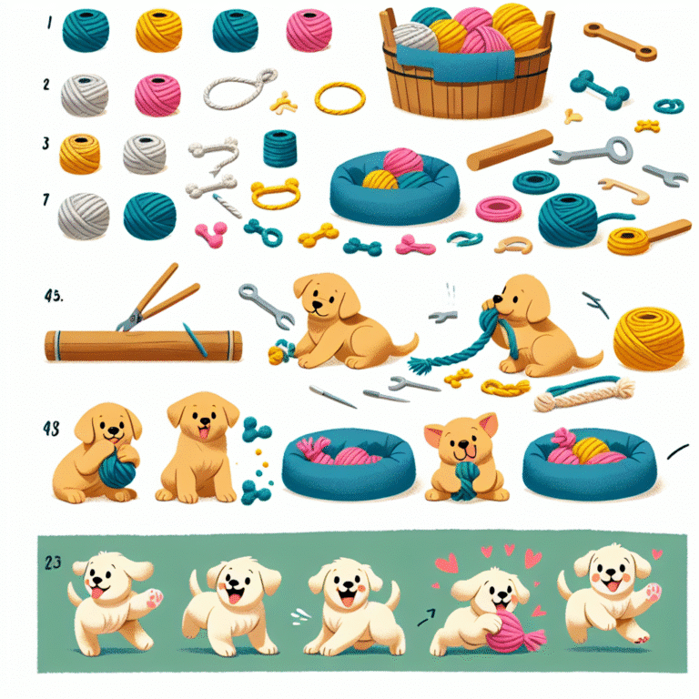 como fazer brinquedos para filhotes