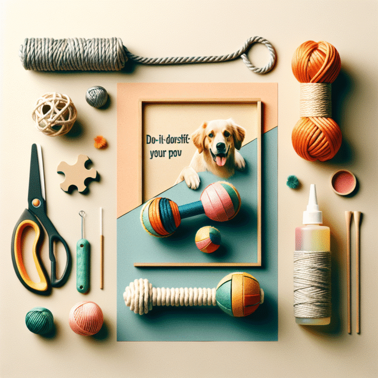 passo a passo para fazer brinquedos de cachorro DIY