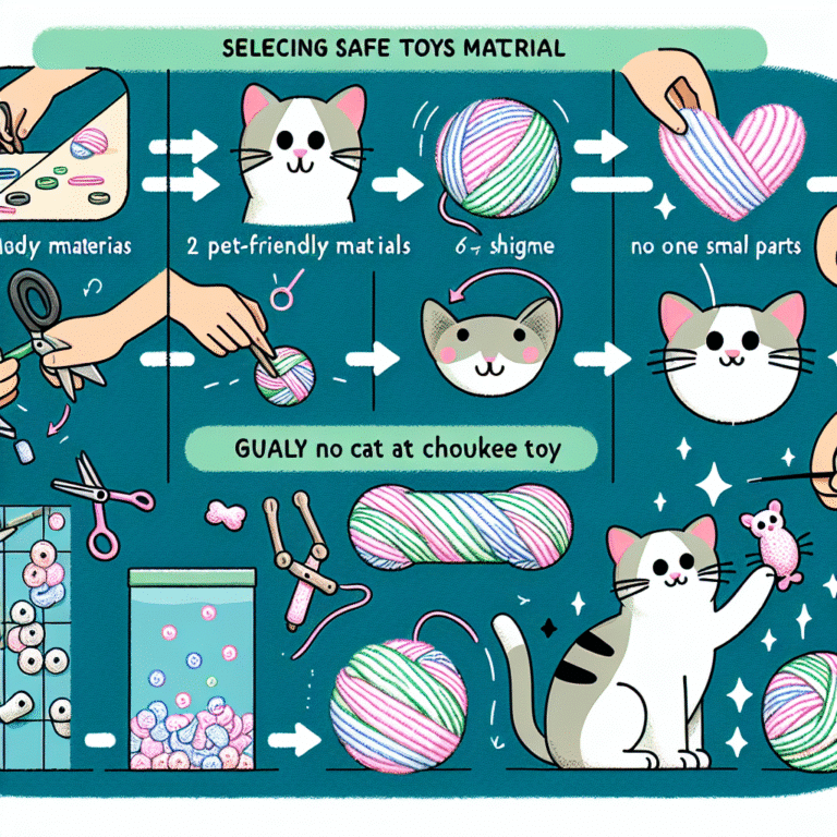 como criar brinquedos seguros para gatos